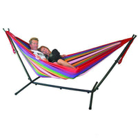 Double Size Hammock with Steel Frame (2.8m)