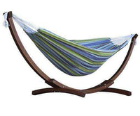 Double Size Hammock with Wooden Frame (Oasis)