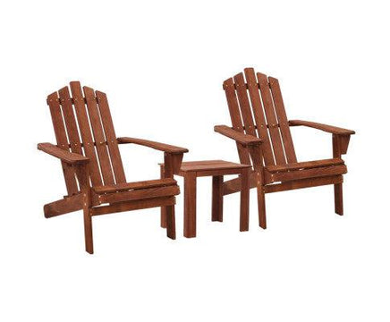 Double Wooden Outdoor Beach Deck Chair