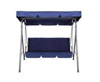 Garden Canopy Swing Chair in Navy Colour