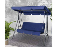 Garden Canopy Swing Chair in Navy Colour