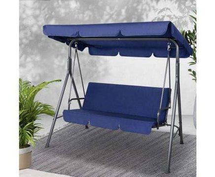 Garden Canopy Swing Chair in Navy Colour