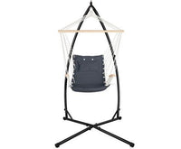 Grey Hammock Chair With Armrest With Hammock Chair Stand