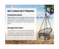 Grey Hammock Chair with Double Hammock Chair Stand