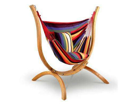 Hammock Chair with Wooden Hammock Stand