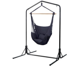 Hanging Hammock Chair with Double Hammock Chair Stand