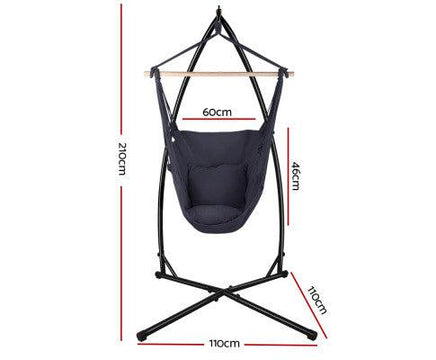 Hanging Hammock Chair With Steel Hammock Chair Stand