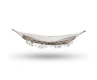 Hanging Tassel Hammock Swing Bed Cream