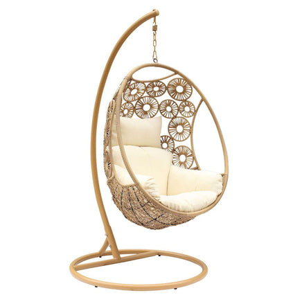 Havana Hanging Egg Chair | Pod Chair Outdoor Wicker Patio Garden Backyard