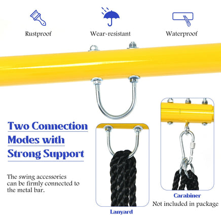 Heavy Duty A-Frame Steel Swing Stand w/ Ground Stakes