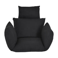 Indoor Garden Swing Egg Chair Cushion with Armrest