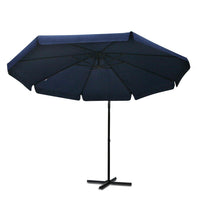 Instahut 3M Cantilevered Outdoor Umbrella - Navy