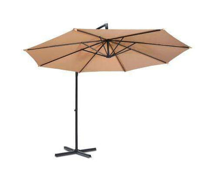 Instant 3M Cantilevered Outdoor Umbrella - Beige