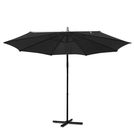 Instant 3M Cantilevered Outdoor Umbrella - Black