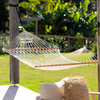 King Size Resort Coloured Quilted Spreader Bar Hammock