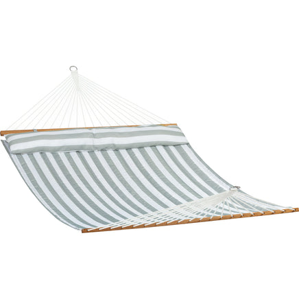 King Size Terra Stripes Coloured Quilted Spreader Bar Hammock