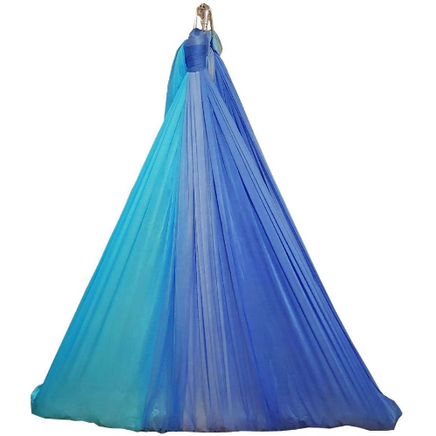 Large Tritone Silky Nylon Wrap Swing (Teal Blue) (450x250cm)