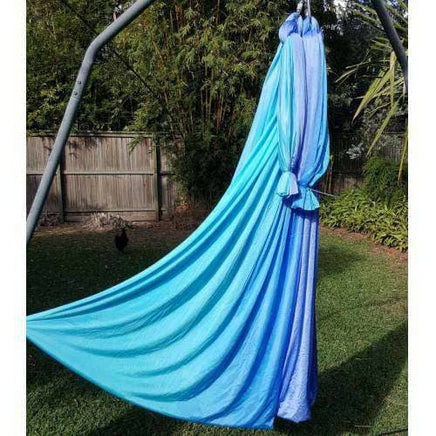 Large Tritone Silky Nylon Wrap Swing (Teal Blue) (450x250cm)