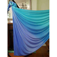 Large Tritone Silky Nylon Wrap Swing (Teal Blue) (450x250cm)