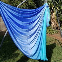 Large Tritone Silky Nylon Wrap Swing (Teal Blue) (450x250cm)