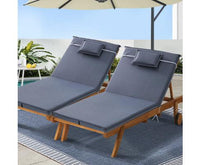 Luxury Wicker Sun Lounger with Adjustable Backrest