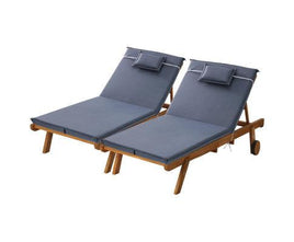 Luxury Wicker Sun Lounger with Adjustable Backrest