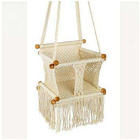 Natural Macrame Baby Hammock Swing Chair