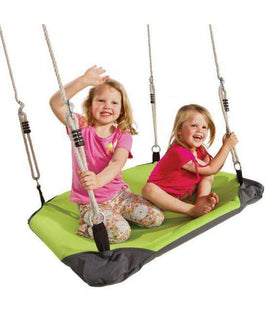 Nest Swing Caladin LIME/BLACK With Adjustable PH Ropes (sensory swing)