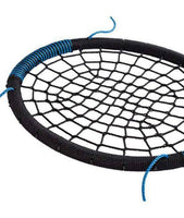 Nest Swing Oval BLACK/BLUE With Adjustable PP Ropes (sensory swing)