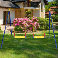 Heavy Duty A-Frame Steel Swing Stand w/ Ground Stakes