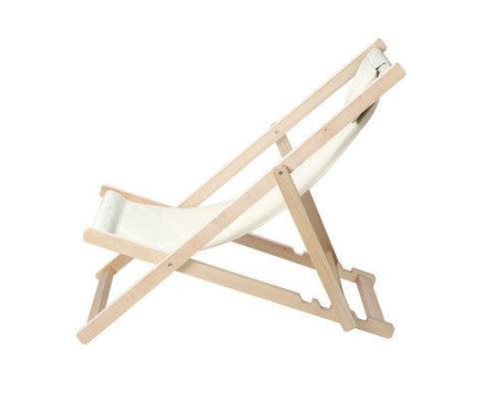 Outdoor Beach Deck Chair in Beige Colour