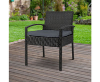 Outdoor Dining Chairs Patio Furniture Rattan Lounge Chair