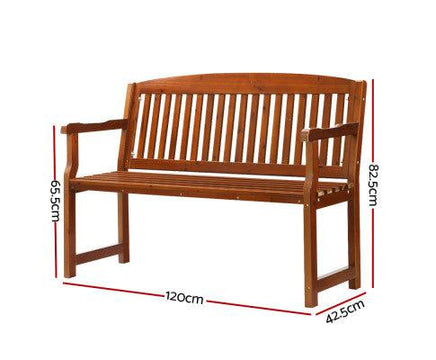 Outdoor Garden Bench Table 120cm