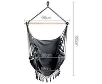 Outdoor Hanging Swing Chair - Grey