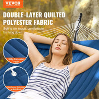 Outdoor Large Spreader Bar Hammock with Pillow