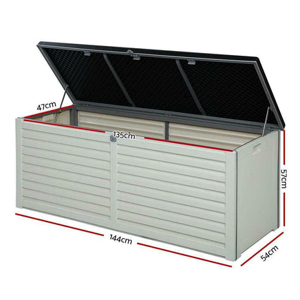 Outdoor Storage Box Bench Seat 390L