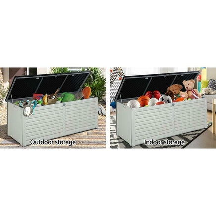 Outdoor Storage Box Bench Seat 390L