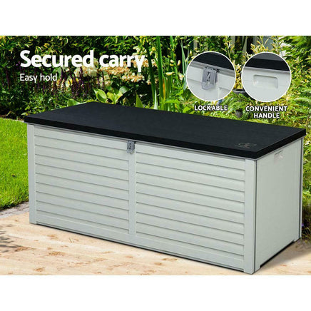 Outdoor Storage Box Bench Seat 390L