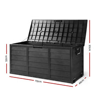 Outdoor Storage Box in Black Colour