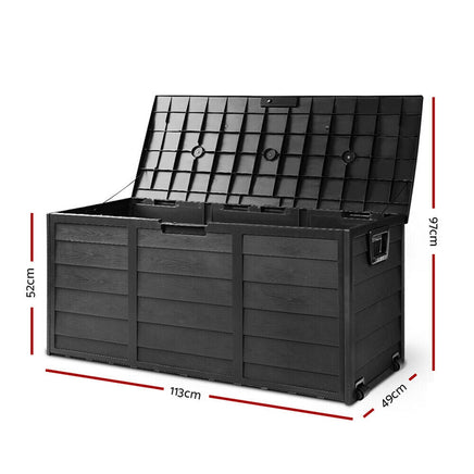 Outdoor Storage Box in Black Colour