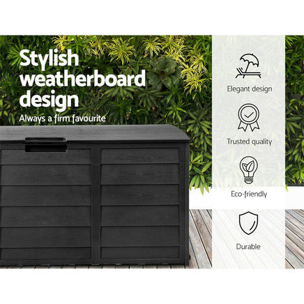 Outdoor Storage Box in Black Colour