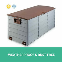 Outdoor Storage Box in Brown Colour