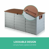 Outdoor Storage Box in Brown Colour