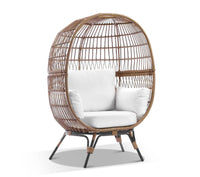 Pacific Outdoor Wicker Egg Chair With Legs