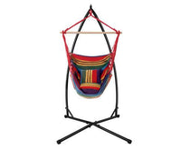 Rainbow Hammock Chair With Hammock Chair Stand