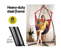 Rainbow Hammock Chair With Hammock Chair Stand