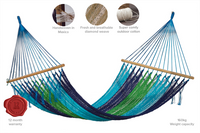 Resort Style Queen Size Hammock No Fringe (Oceanica)