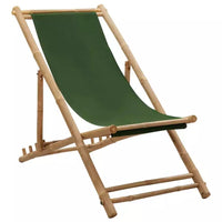 Premium Canvas & Bamboo Garden Chair