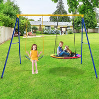 Heavy Duty A-Frame Steel Swing Stand w/ Ground Stakes