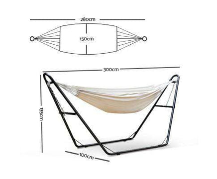 Siesta Hammock Bed with Apex Frame Stand